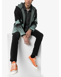 orange niedrige Sneakers von Converse