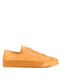 orange niedrige Sneakers von Converse