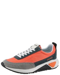 orange niedrige Sneakers von Diesel