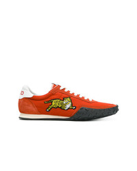 orange niedrige Sneakers von Kenzo