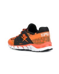 orange niedrige Sneakers von Plein Sport