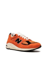 orange niedrige Sneakers von New Balance