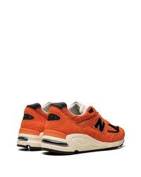 orange niedrige Sneakers von New Balance