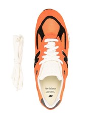 orange niedrige Sneakers von New Balance