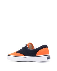 orange niedrige Sneakers von Polo Ralph Lauren