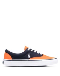 orange niedrige Sneakers von Polo Ralph Lauren