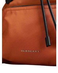 orange Nylon Rucksack von Burberry