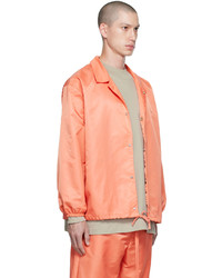 orange Shirtjacke aus Nylon von Essentials
