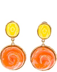 orange Ohrringe von Dominique Denaive