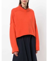 orange Oversize Pullover von JW Anderson