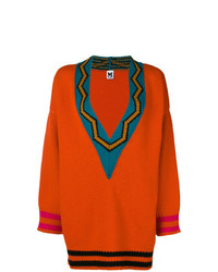 orange Oversize Pullover von M Missoni
