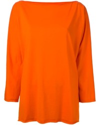 orange Oversize Pullover