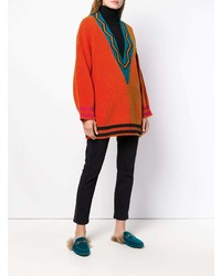 orange Oversize Pullover von M Missoni