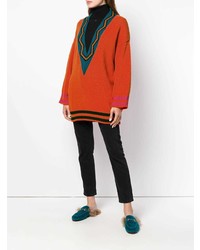 orange Oversize Pullover von M Missoni