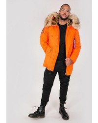 orange Parka von Alpha Industries