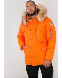 orange Parka von Alpha Industries