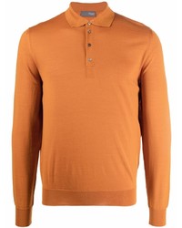 orange Polo Pullover von Drumohr