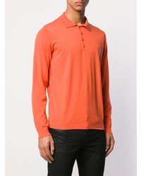 orange Polo Pullover von Laneus