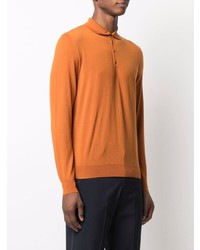 orange Polo Pullover von Drumohr