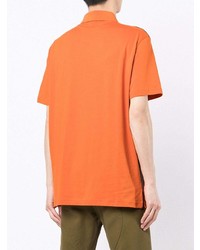 orange Mit Batikmuster Polohemd von Armani Exchange