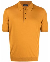 orange Polohemd von Barba