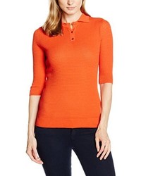 orange Polohemd von Benetton