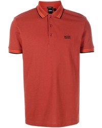 orange Polohemd von BOSS