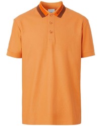 orange Polohemd von Burberry