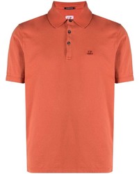 orange Polohemd von C.P. Company