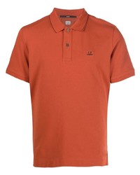 orange Polohemd von C.P. Company