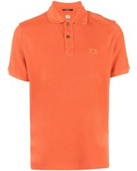 orange Polohemd von C.P. Company