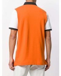orange Polohemd von Kiton