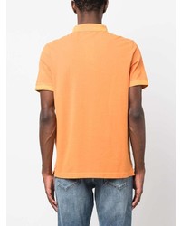 orange Polohemd von Stone Island