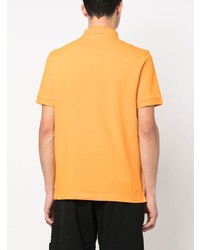 orange Polohemd von Stone Island