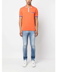 orange Polohemd von DSQUARED2