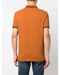 orange Polohemd von Fred Perry