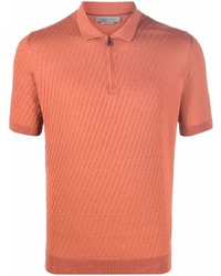 orange Polohemd von Corneliani