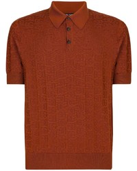 orange Polohemd von Dolce & Gabbana