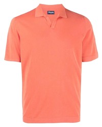 orange Polohemd von Drumohr