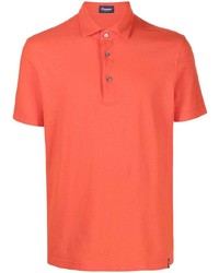 orange Polohemd von Drumohr