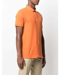 orange Polohemd von Trussardi