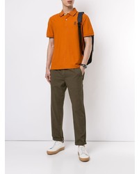 orange Polohemd von Kent & Curwen