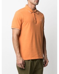 orange Polohemd von Jacob Cohen