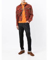 orange Polohemd von Etro