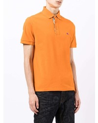 orange Polohemd von Etro