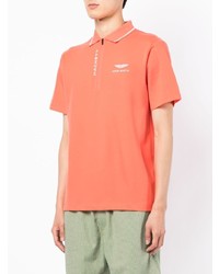 orange Polohemd von Hackett