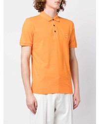 orange Polohemd von BOSS