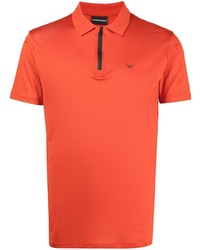 orange Polohemd von Emporio Armani