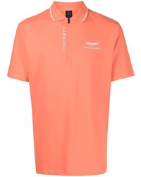 orange Polohemd von Hackett