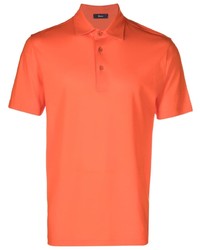 orange Polohemd von Herno